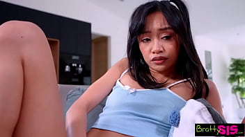 Bratty stepsister jade kimiko tells stepbro "i see what the problem is you wanna fuck me" family taboo