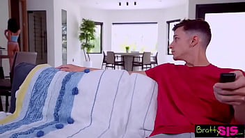 Bratty stepsister jade kimiko tells stepbro "i see what the problem is you wanna fuck me" family taboo