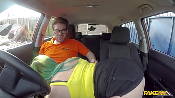 Fake driving school if you want to to cum to our cum party to need to pass the exam