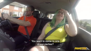 Fake driving school if you want to to cum to our cum party to need to pass the exam