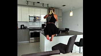 I love when my maid cleans the house