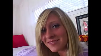 Carmen kinsley cute 19 yo blonde huge cock pov blowjob and facial