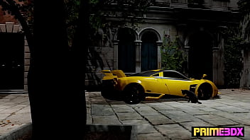 Futa animation busty babes with long hard cock by prime3dx