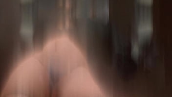 Busty slut yorha 2b dancing and posing against the glass wall