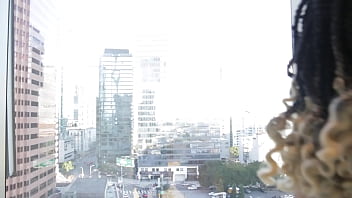 Maid let me face fuck her while evryone watch