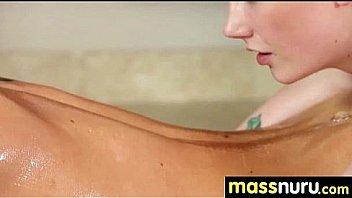 Slippery nuru massage for lucky dude 19