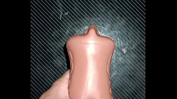 Anal intenso y mamada de juguete del ano a la boca