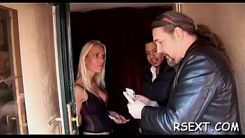 Tattooed older gives oral service