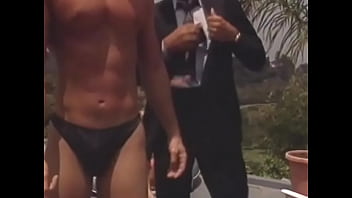 Beautiful busty babe dmonstrates her fantastic tits to lucky dude