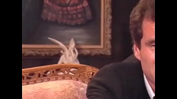 Beautiful busty babe dmonstrates her fantastic tits to lucky dude