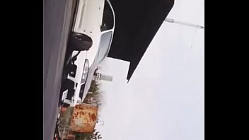 カスタムカーが公道でバーンアウト！！