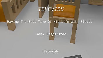 Having the best time of his life with slutty anal stepsister