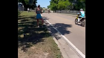 Just me cheering on the men the best way i know how to