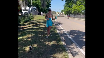 Just me cheering on the men the best way i know how to