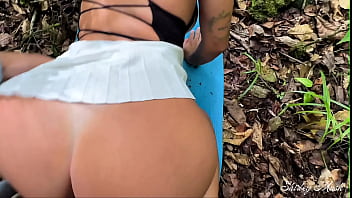 My wife's milf busty bestie wants to be fucked outdoors she's nervous but willing to do anything