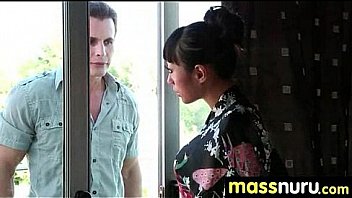 Nuru massage ends with a hot shower fuck 9