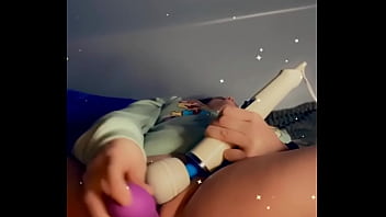 Sloppy dildo fucking