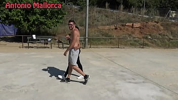 Uncut fucking a hot latina in a public park behind the scenes Uncut fucking a hot latina in a public park behind the scenes