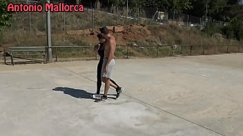 Uncut fucking a hot latina in a public park behind the scenes Uncut fucking a hot latina in a public park behind the scenes