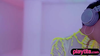 Big tits curvy latina teen strips and flaunts her luscious naked figure