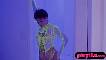 Big tits curvy latina teen strips and flaunts her luscious naked figure