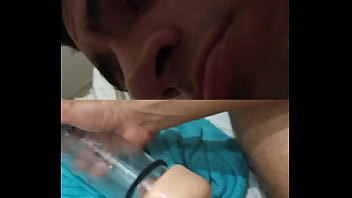 Testing new penis enlarger