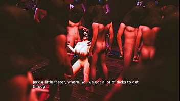 Fate and life maive gangbanged by 20 mens in the club hot scenes and conclusion