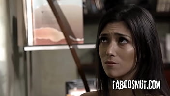 Pervy principal uses another teacher to fuck teen student in a threesome