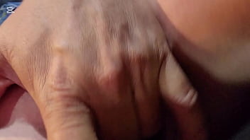 Close up pussy fucking and squirting after creampie