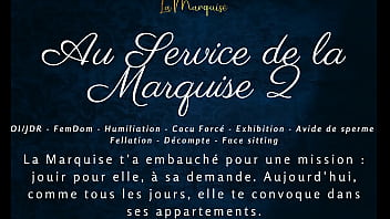 Au service de la marquise 2 french audio porn femdom joi
