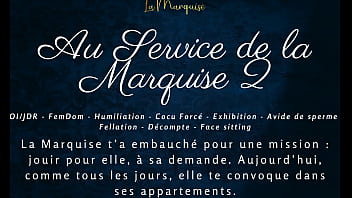 Au service de la marquise 2 french audio porn femdom joi