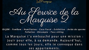 Au service de la marquise 2 french audio porn femdom joi