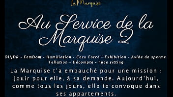 Au service de la marquise 2 french audio porn femdom joi