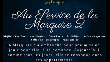 Au service de la marquise 2 french audio porn femdom joi