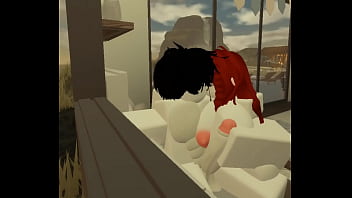 Disfrutando con una amiga alguien para colaborar