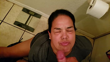 Amateur massive cum face