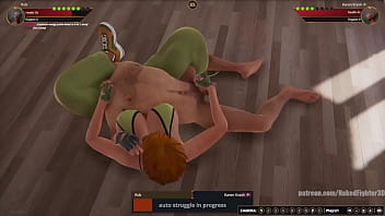 Rob vs karen nf3d mixed sexual combat femdom