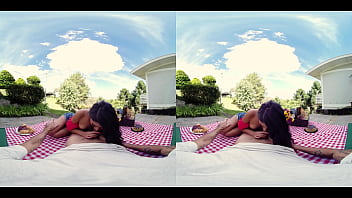 She wants picnic i give her a creampie virtual real porn