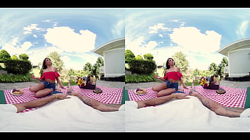 She wants picnic i give her a creampie virtual real porn
