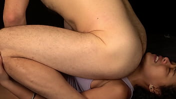 My stepsister loves my hairy bush on her face and deepthroat me before a hard doggy xattlalust