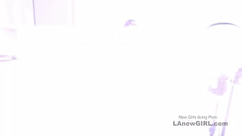 Stunning brunette model got seduced by the producer