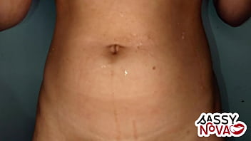 Teen girl playing with juicy grapes