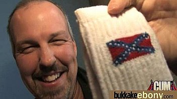 Ebony Babe Sucks Too Many White Cocks 23 thumbnail