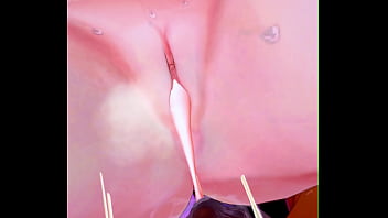 Cute neko girl riding big cock