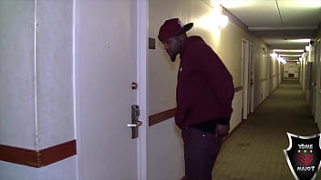 Sarah lace opens her mouth when rome major cums on her pretty face