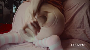 Anal training with huge toy trailer