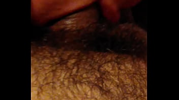 Disfrutando mi verga