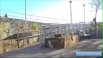 See this naughty teenager cutie masturbating with yellow pumpkin