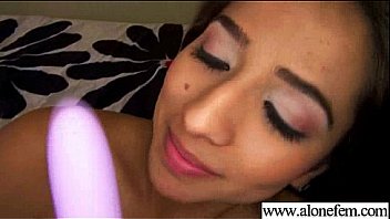 Solo girl get to orgams with all kind of sex toys video 22