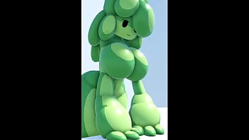 Cute and sexy slime girl